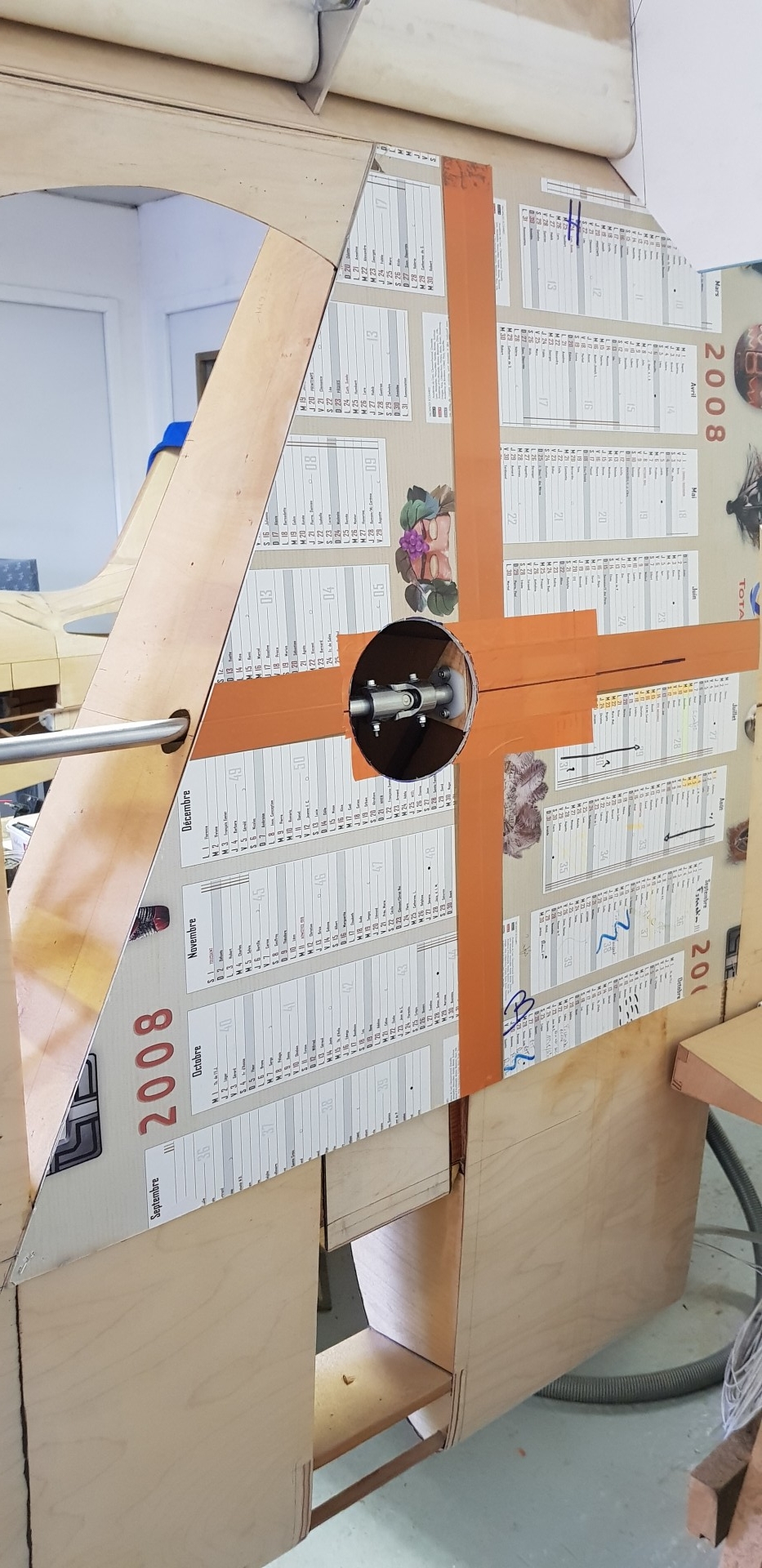 gabarit de panneau d'intrados.