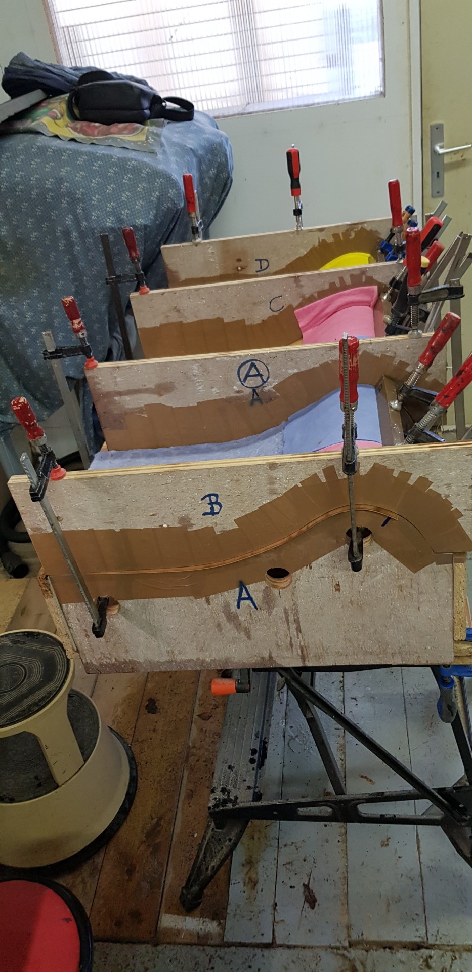 Gabarit de préformage du cp 2mm.