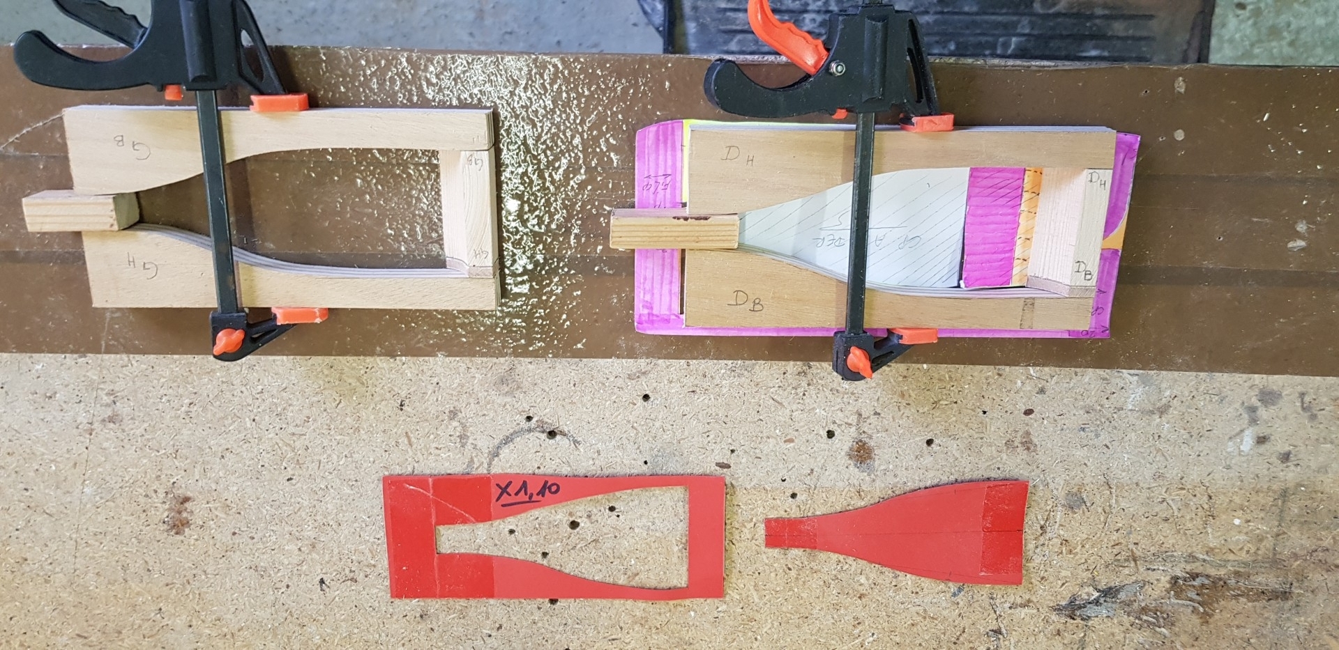 Dessin et fabrication des prises NACA