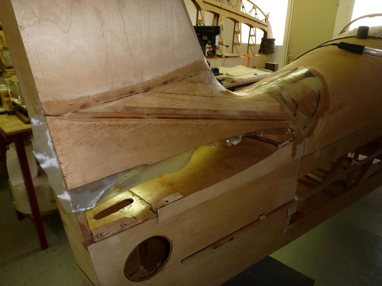 Autre vue de la stratification avant finitions.